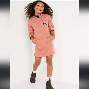 Old navy‎ Girl's long-sleeved hoodie dress size M.